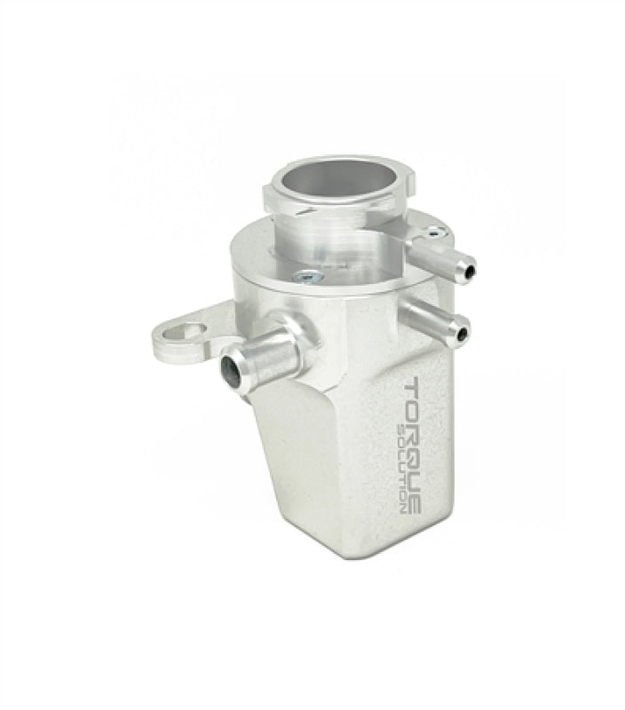 Torque Solution Coolant Expansion Tank - Silver - WRX 02-07, STI 04-21, Forester XT 04-08