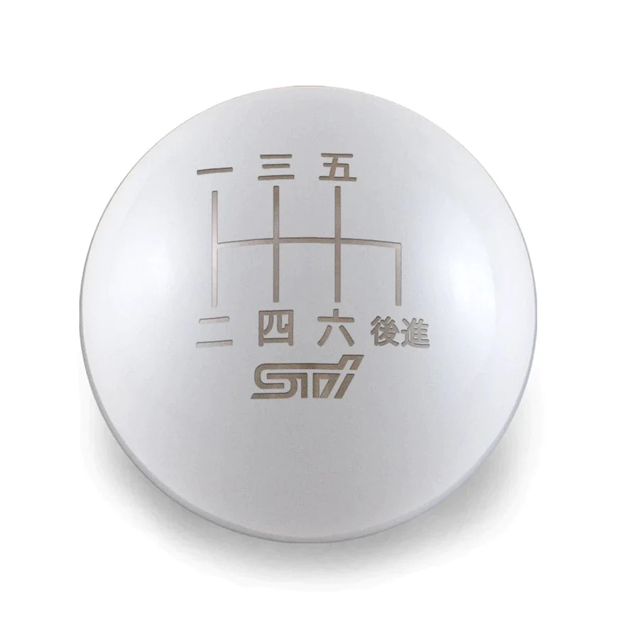 Billetworkz Weighted Shift Knob w/ 6 Speed Japanese Engraving - 2004-2021 STI