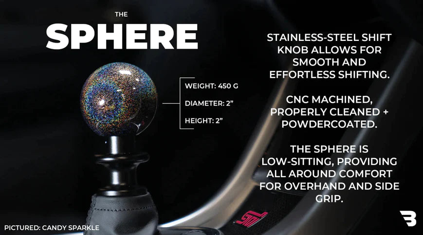 Billetworkz Weighted Shift Knob w/ 6 Speed WRX Engraving - 2015-2021 WRX, 2022+ WRX