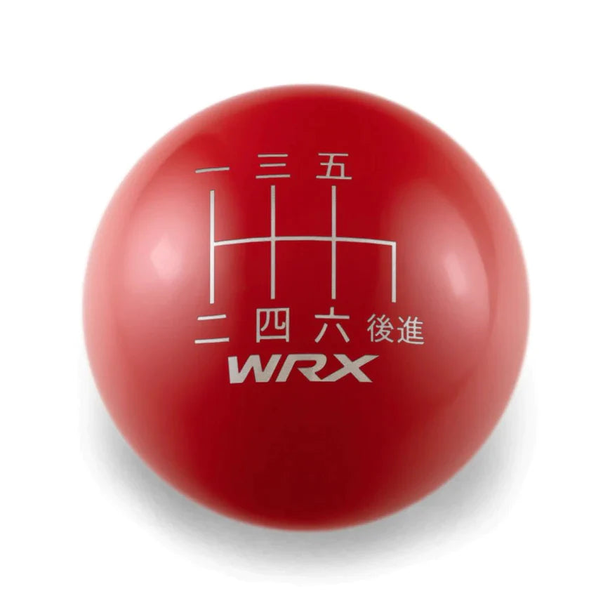 Billetworkz Weighted Shift Knob w/ 6 Speed WRX Japanese Engraving - 2015-2021 WRX, 2022+ WRX