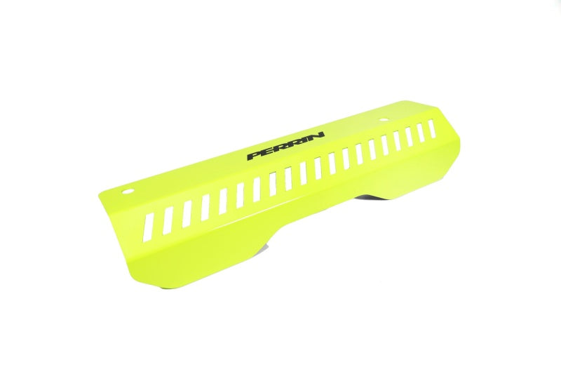 Perrin Pulley Cover Neon Yellow - 2022+ WRX, 2015-2025 Impreza, 2018-2025 Crosstrek, 2020-2025 Legacy Non Turbo, 2020-2025 Outback Non Turbo