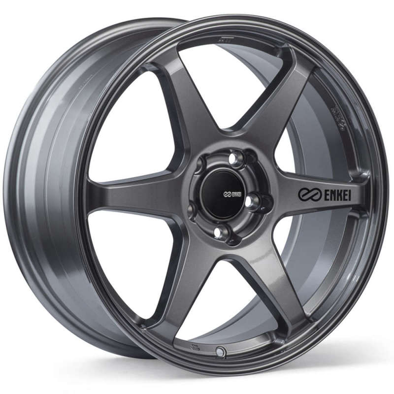 Enkei T6R 17x9.0 +45 5x100 Gloss Gunmetal Wheel