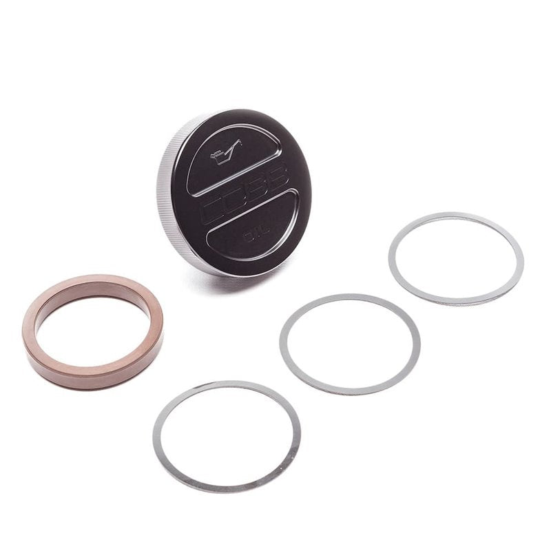 COBB OIL CAP - ALUMINUM - BLACK - MOST SUBARU MODELS