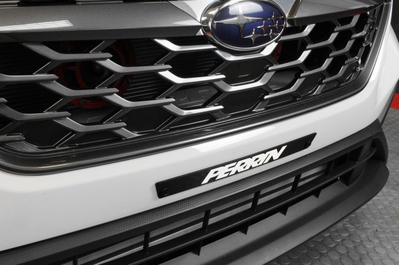 Perrin License Plate Delete Reversible Black - 2022+ WRX