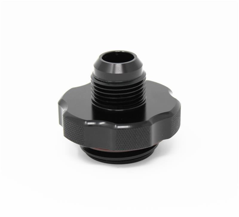 Torque Solution -12AN Breather Oil Cap - Black - Subaru WRX/STI/BRZ