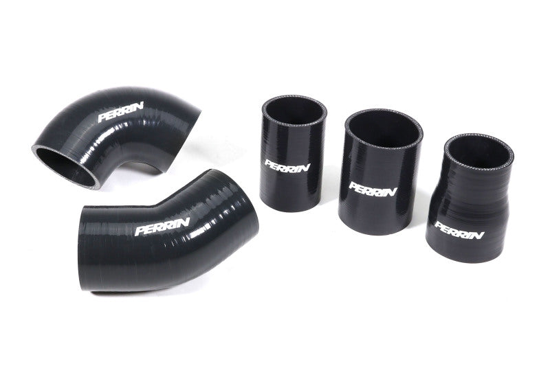 Perrin Front Mount Intercooler Boost Tube Kit - Black - 2022+ WRX