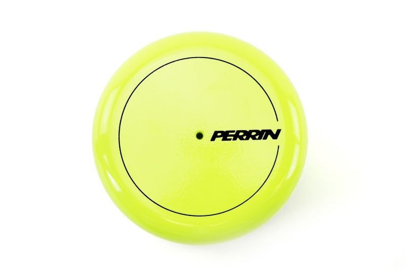 Perrin Oil Filter Cover - Neon Yellow - 2015-2021 WRX, 2022+ WRX 2013-2021 BRZ, 2022+ BRZ