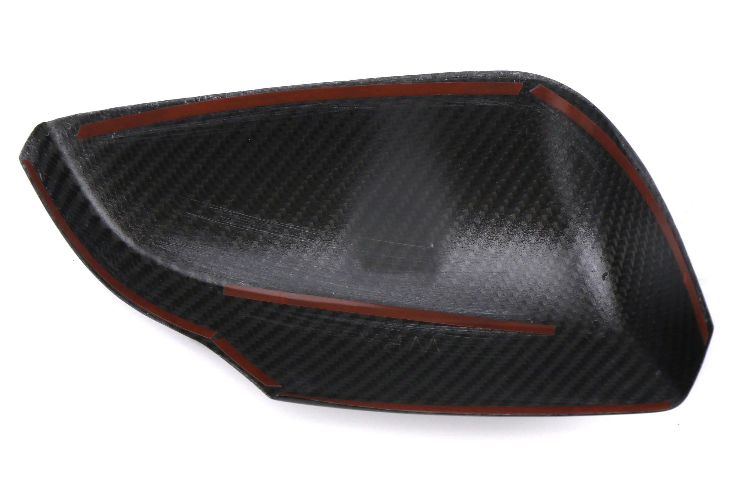 OLM S-LINE GLOSS DRY CARBON FIBER MIRROR COVERS (WITH TURN SIGNAL HOLE) - 2015-2021 WRX / 2015-2021 STI