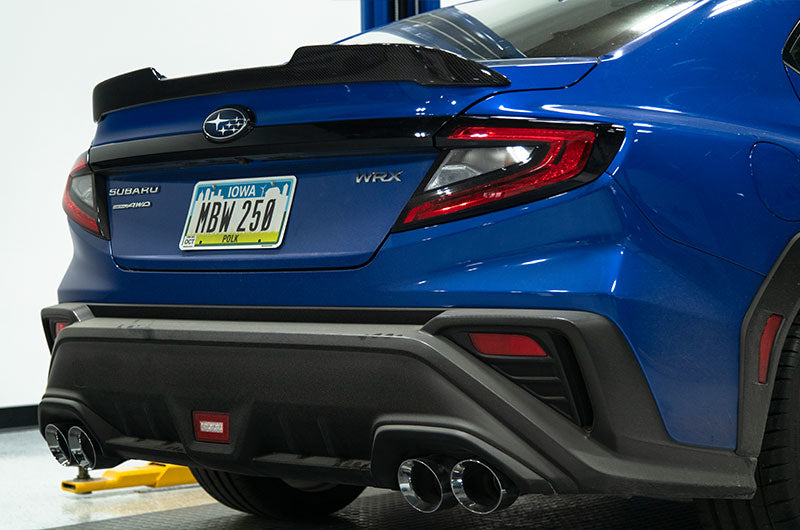 OLM CARBON FIBER LOW PROFILE TRUNK SPOILER - 2022+ WRX