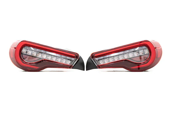 OLM OE Plus Linear Style Sequential Tail Lights (Clear) - 13-20 BRZ