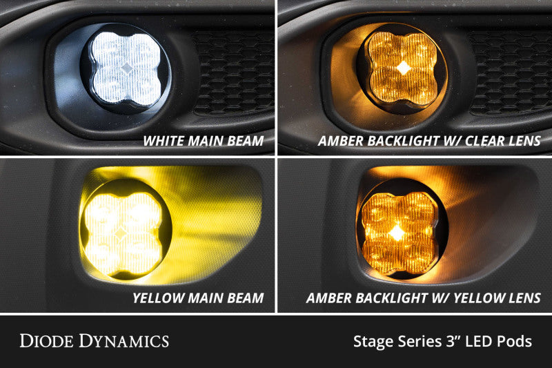 Diode Dynamics SS3 Max White Fog Light Kit - 2022-2025 WRX