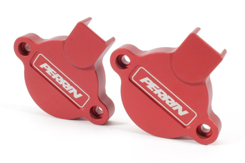 Perrin Cam Solenoid Cover Red - 2015-2025 WRX, 2014-2018 Forester XT, 2019-2025 Forester, 2019-2025 Ascent, 2020-2022 Legacy XT, 2020-2025 Outback XT, 2013-2025 Crosstrek, 2012-2025 Impreza