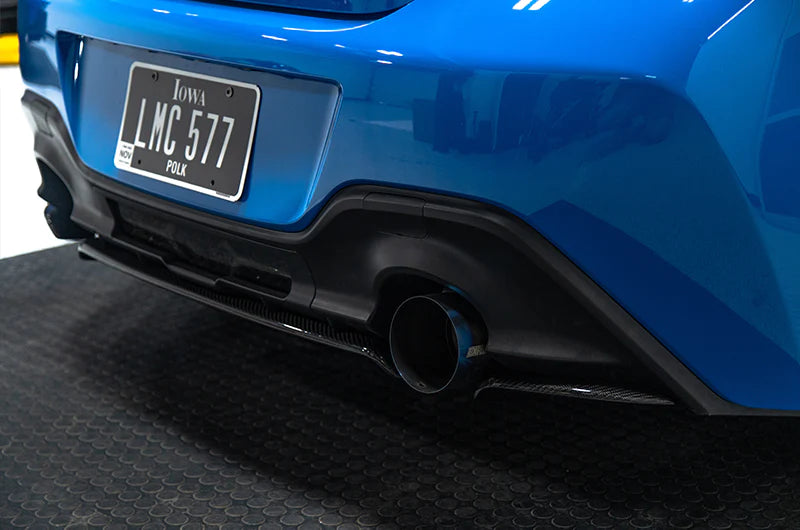 OLM Carbon Fiber 3pc Rear Diffuser - 2022+ Subaru BRZ, 2022+ Toyota GR86