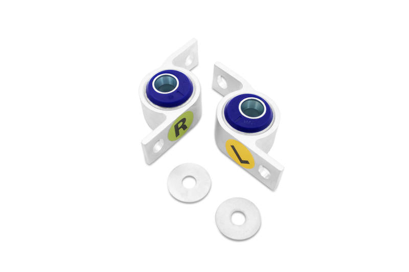 Super Pro Front Lower Control Arm - Geometry Optimized Rear Mounting Bracket & Bushing Set - 2002-2007 WRX, 2004-2007 STI, 1993-2007 Impreza