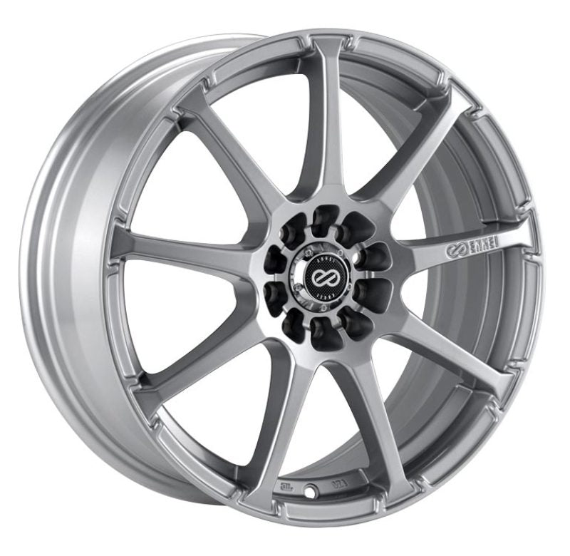 Enkei EDR9 18x7.5 +38 5x100 / 5x114.3 Silver Wheel