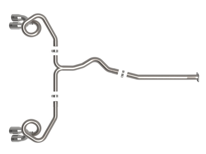 aFe POWER Takeda 3in to 2-1/2in 304 SS Cat-Back Exhaust w/ Polished Tips - 22-23 Subaru WRX
