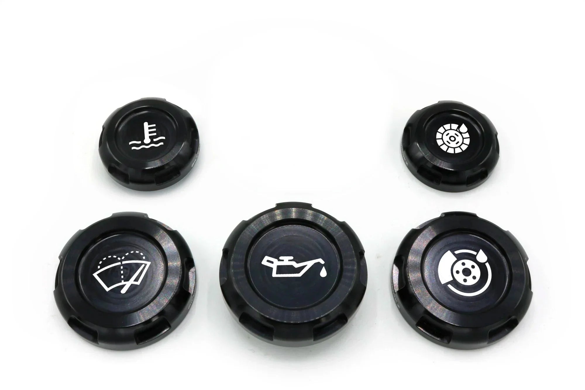 BILLETWORKZ ENGINE BAY CAPS - ZERO SERIES - FLUID ENGRAVING - 13-21 BRZ, 2022+ BRZ