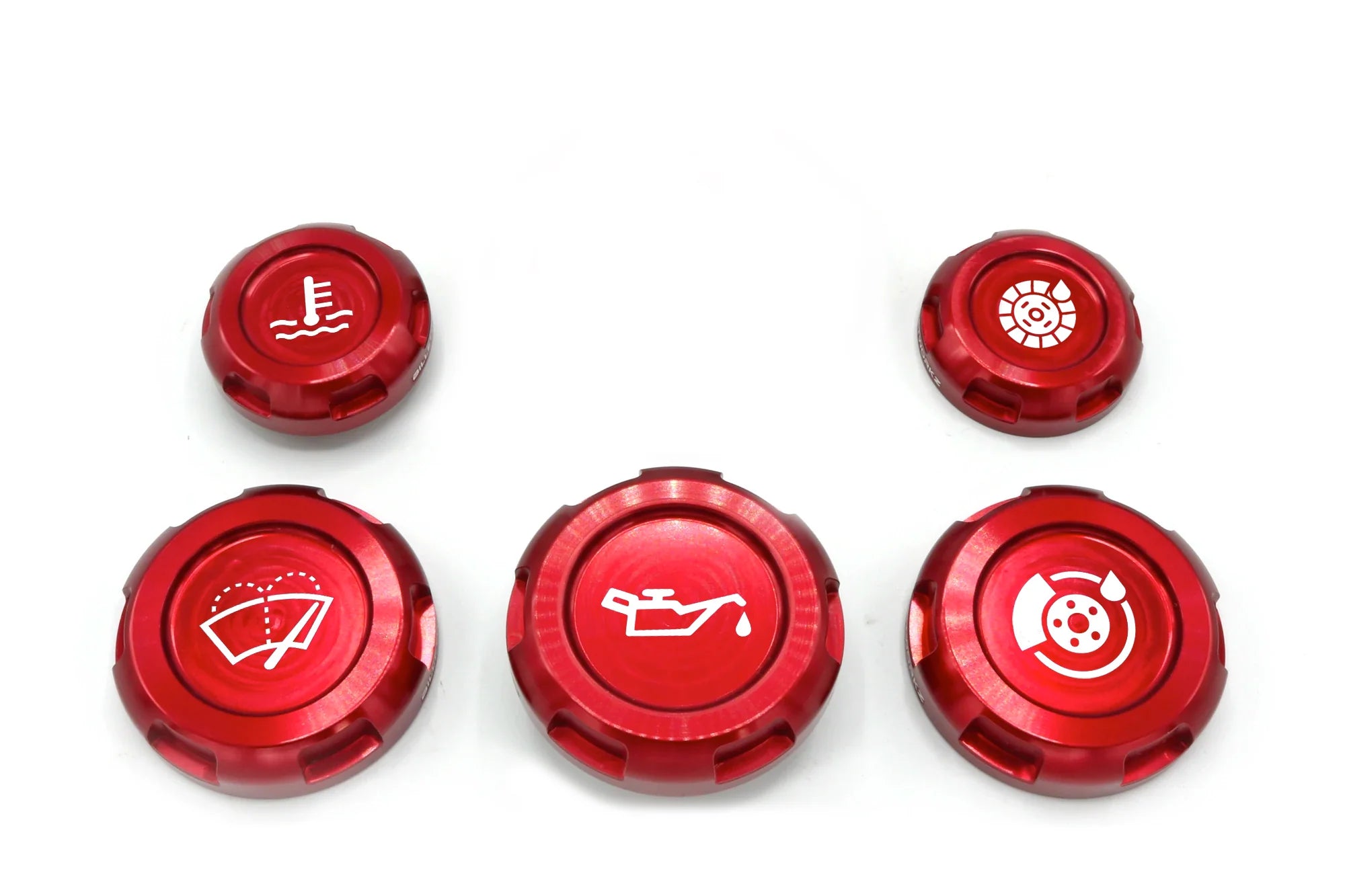 BILLETWORKZ ENGINE BAY CAPS - ZERO SERIES - FLUID ENGRAVING - 13-21 BRZ, 2022+ BRZ