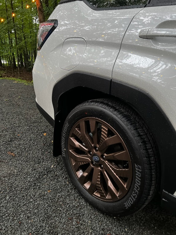Rally Armor Black UR Mud Flap w/Grey Logo - 2025+ FORESTER