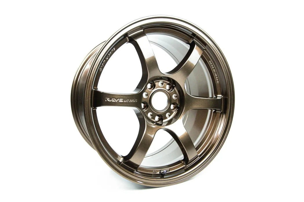 Gram Lights 57DR 18x9.5 +38 5x114.3 Almite Gold Wheel