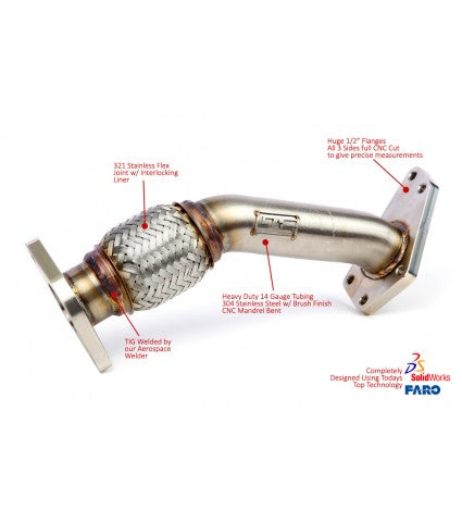 GrimmSpeed Uppipe - 2 Bolt - Most Subaru Turbo EJ engines