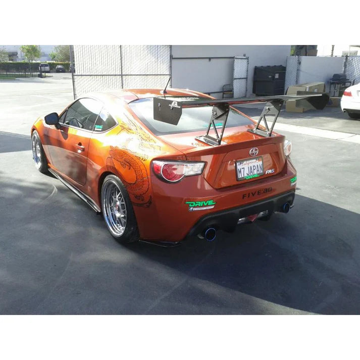 APR 67" GT250 Carbon Fiber Adjustable Wing w. 11" Pedestals Set - BRZ 2013-2021