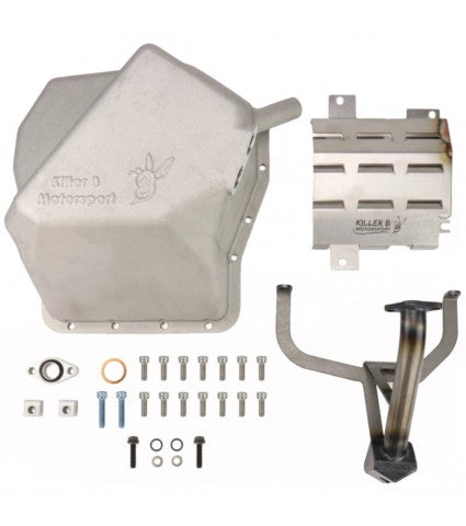KILLER B MOTORSPORTS ALUMINUM OIL PAN PACKAGE - 02-14 WRX, 04-21 STI, 05-09 LGT, 04-13 FXT