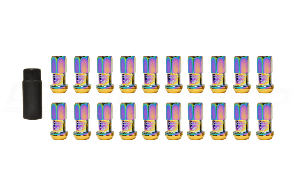 Project Kics 12x1.25 R40 Lug Nuts - Neo Chrome - 20 - no locks