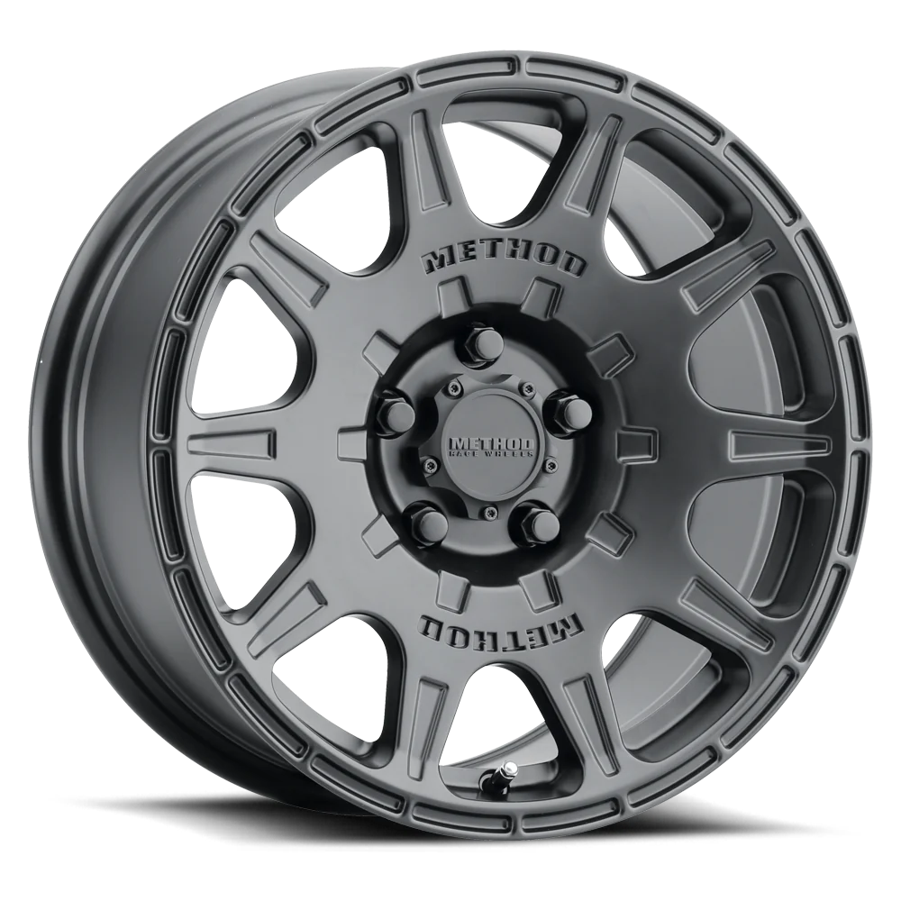 Method MR502 RALLY 17x8 +38mm Offset 5x114.3 67.1mm CB Matte Black Wheel