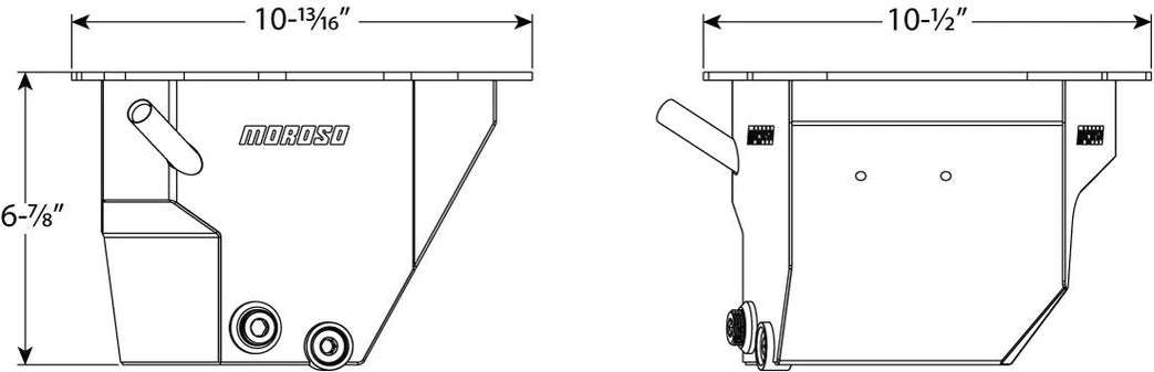 Moroso Steel Oil Pan w/ Windage Tray and Pick Up Tube - 2002-2014 WRX, 2004-2021 STI, 2004-2013 Forester XT, 2004-2009 Outback XT, 2004-2009 Legacy GT