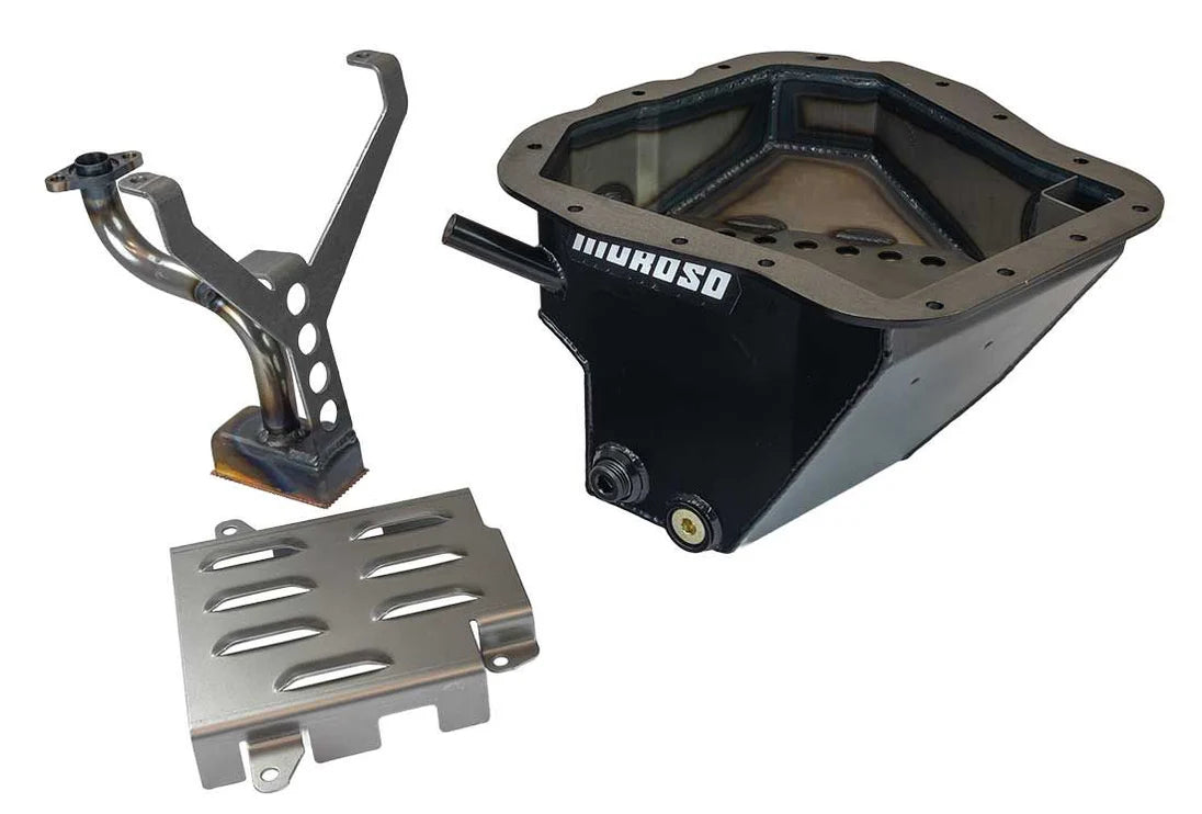 Moroso Steel Oil Pan w/ Windage Tray and Pick Up Tube - 2002-2014 WRX, 2004-2021 STI, 2004-2013 Forester XT, 2004-2009 Outback XT, 2004-2009 Legacy GT