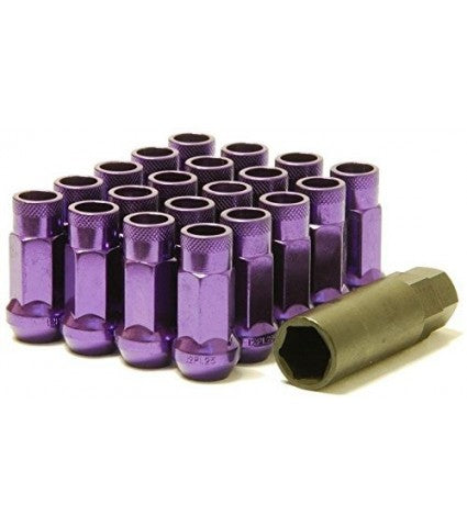 Muteki SR48 12X1.25 Open Ended Lug Nuts - PURPLE