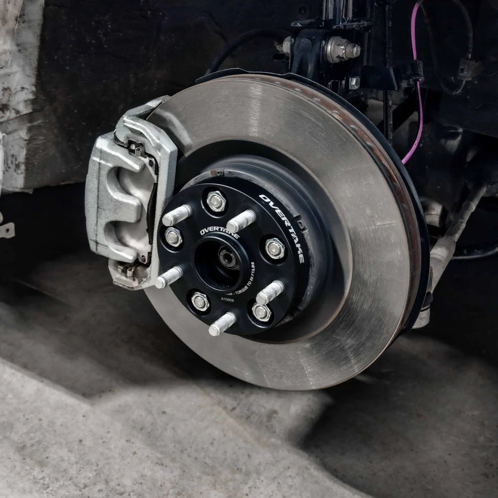 OVERTAKE Wheel Spacers - Pair - 25mm 5x100 - Subaru 2002-2014 WRX, 2004 STI, 2013-2026 BRZ/GR86, and more (Copy)