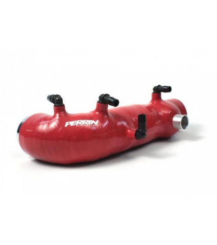 PERRIN PERFORMANCE 2.4" TURBO INLET - 02-07 WRX, 04-21 STI, 04-08 FXT - RED
