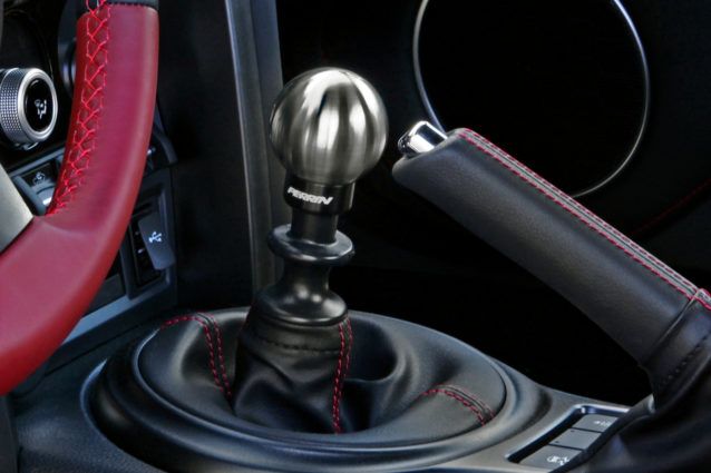 PERRIN WEIGHTED STAINLESS BALL SHIFT KNOB - 02-25 WRX, 04-21 STI, 13-25 BRZ