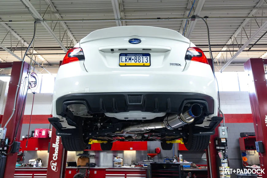 Revel Medallion Ultra Ti Single Exit 3" full Titanium Catback Exhaust - 08-21 WRX SEDAN, 11-21 STI SEDAN