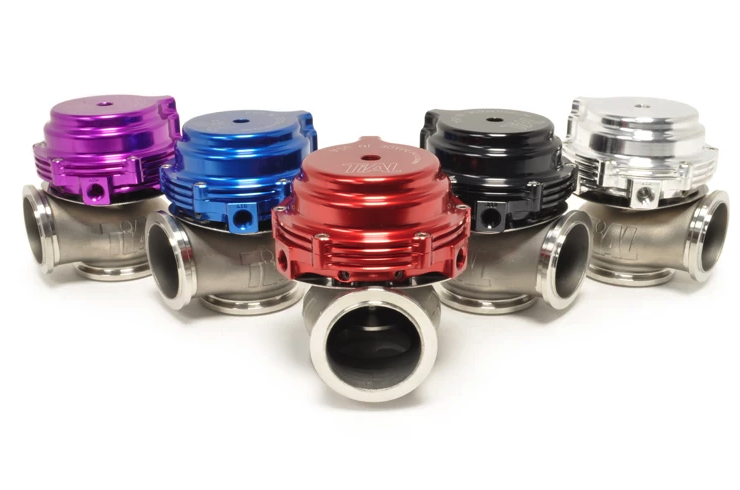 TiALSport MVS 38mm Wastegate (All Springs) w/V-Band Clamps - Black - Universal