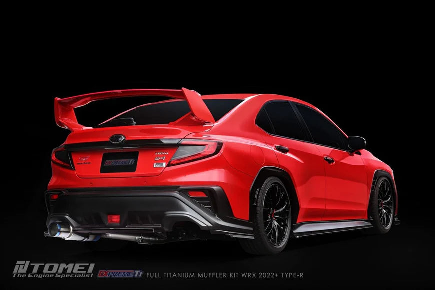 TOMEI EXPREME TI TYPE-R FULL TITANIUM CATBACK EXHAUST - 2022+ WRX