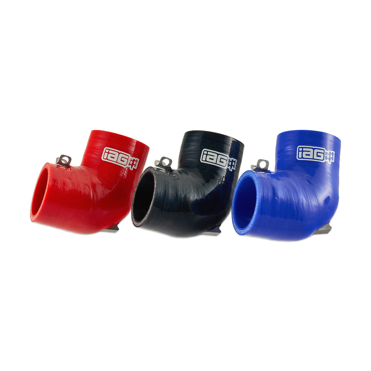 IAG Subaru STI Turbo Outlet Coupler in Blue, Red, Black