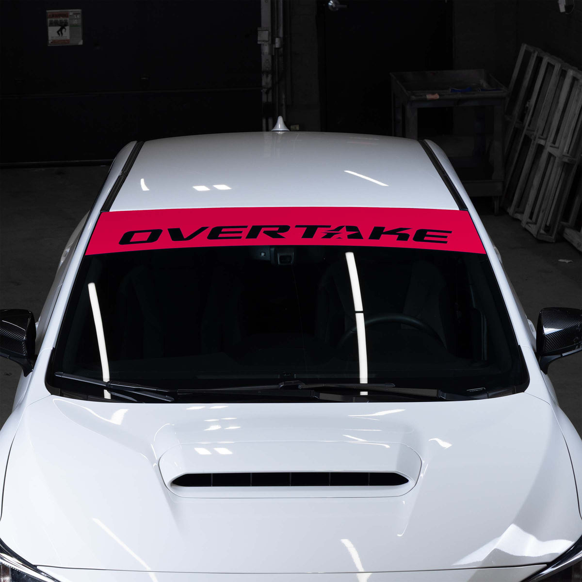 Overtake Windshield Banner
