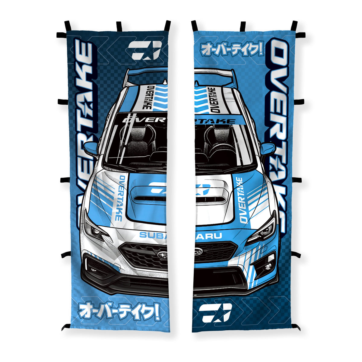 Overtake Shop Cars Nobori Flag