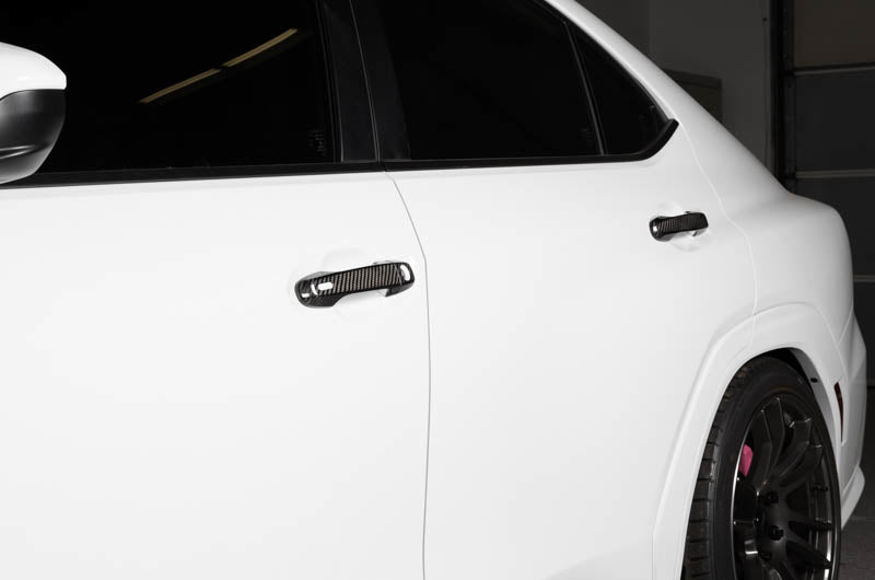 OLM CARBON FIBER DOOR HANDLE COVERS - BASE AND PREMIUM TRIM - 2022+ WRX