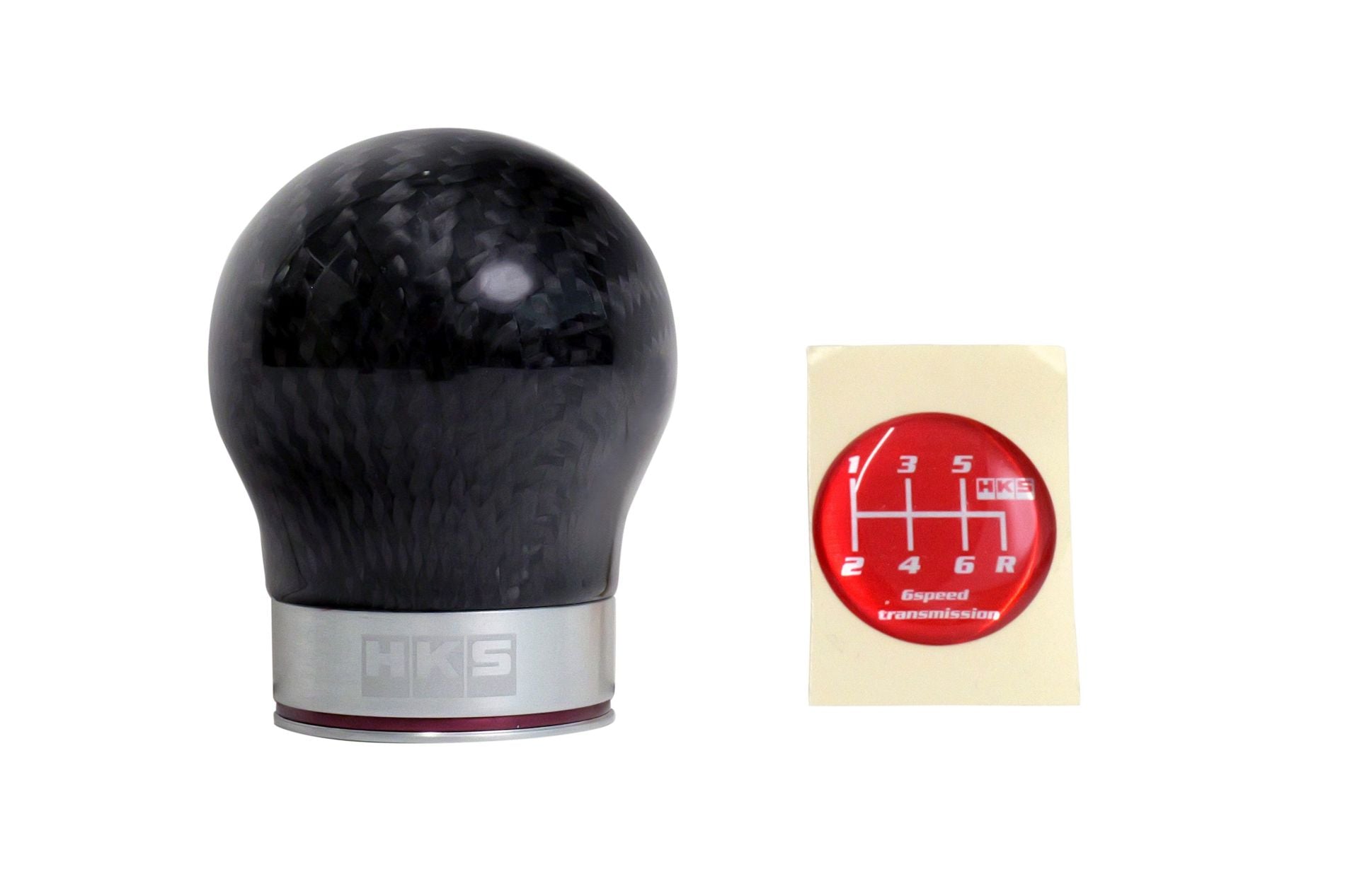 HKS 6MT Carbon Shift Knob - 04-21 STI, 15-21 WRX