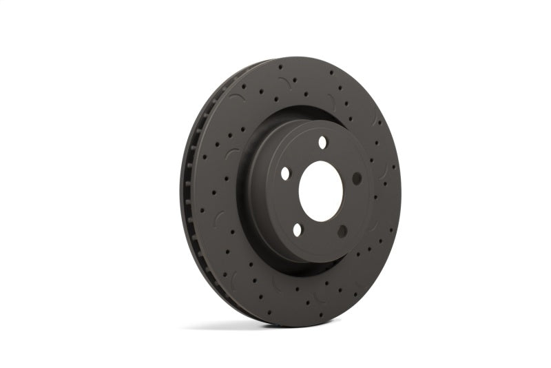 Hawk Talon Cross Drilled and Slotted Front Rotor Pair - 02-07 WRX, 04-08 FXT