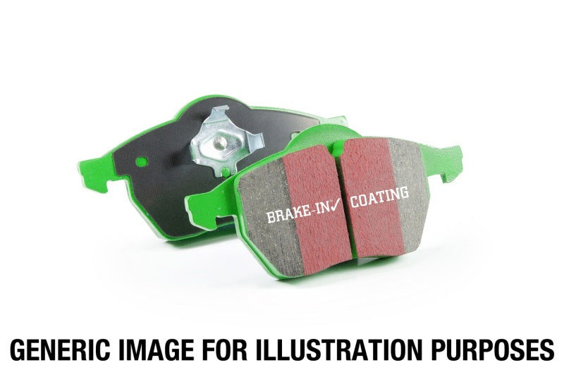 EBC Greenstuff Rear Brake Pads - 2022+ WRX MT w/ Manual E-brake, 13-21 BRZ, 2022+BRZ