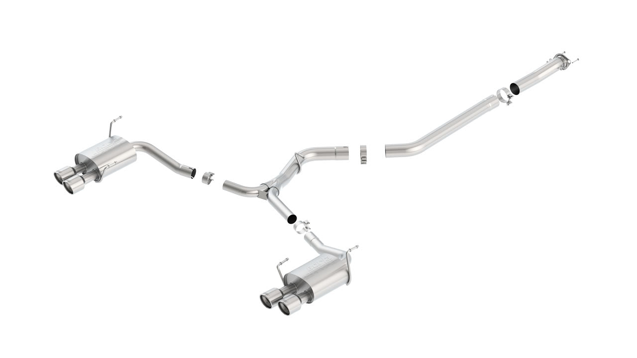 BORLA S-TYPE CATBACK EXHAUST SYSTEM - 15-21 WRX, 15-21 STI