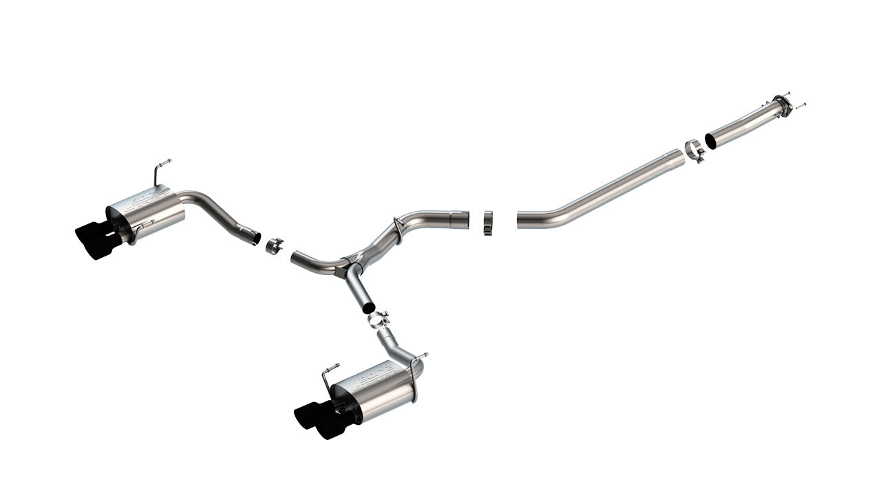 BORLA S-TYPE CATBACK EXHAUST SYSTEM - 15-21 WRX, 15-21 STI