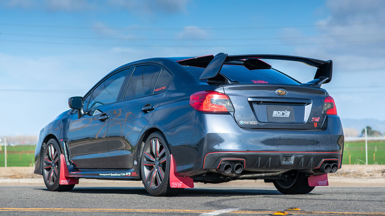 BORLA S-TYPE CATBACK EXHAUST SYSTEM - 15-21 WRX, 15-21 STI