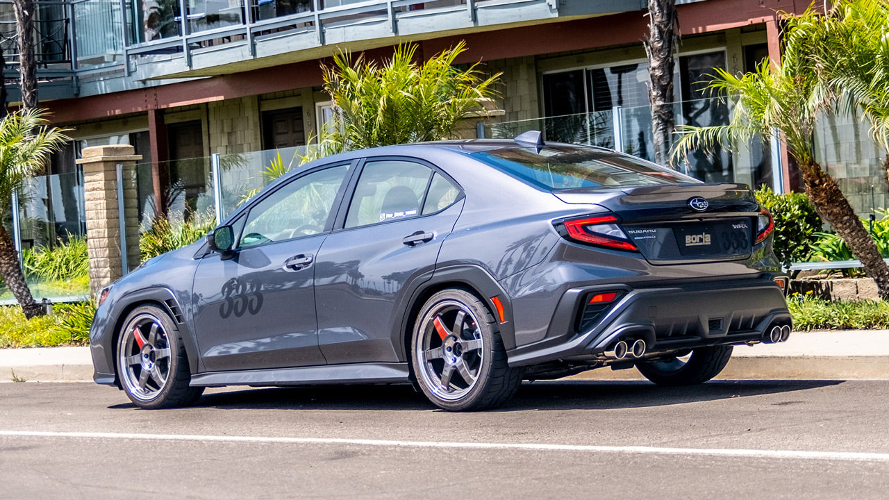 Borla S-Type Catback Exhaust Polished Tips - 2022+ WRX