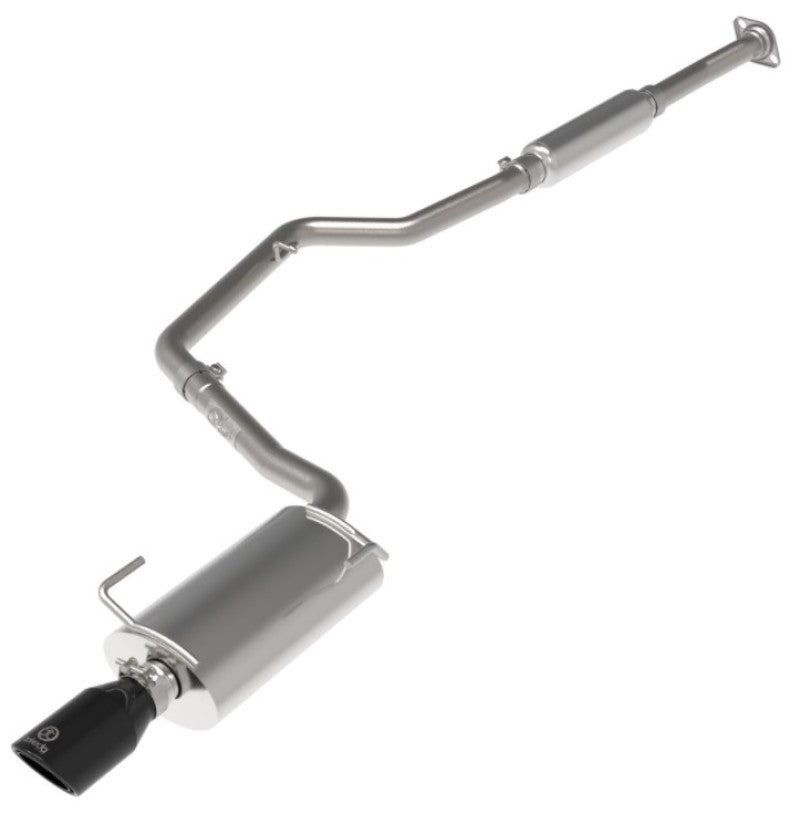 aFe POWER Takeda 2.5in 304SS CB Exhaust w/ Black Tips - 12-16 IMPREZA SEDAN ONLY